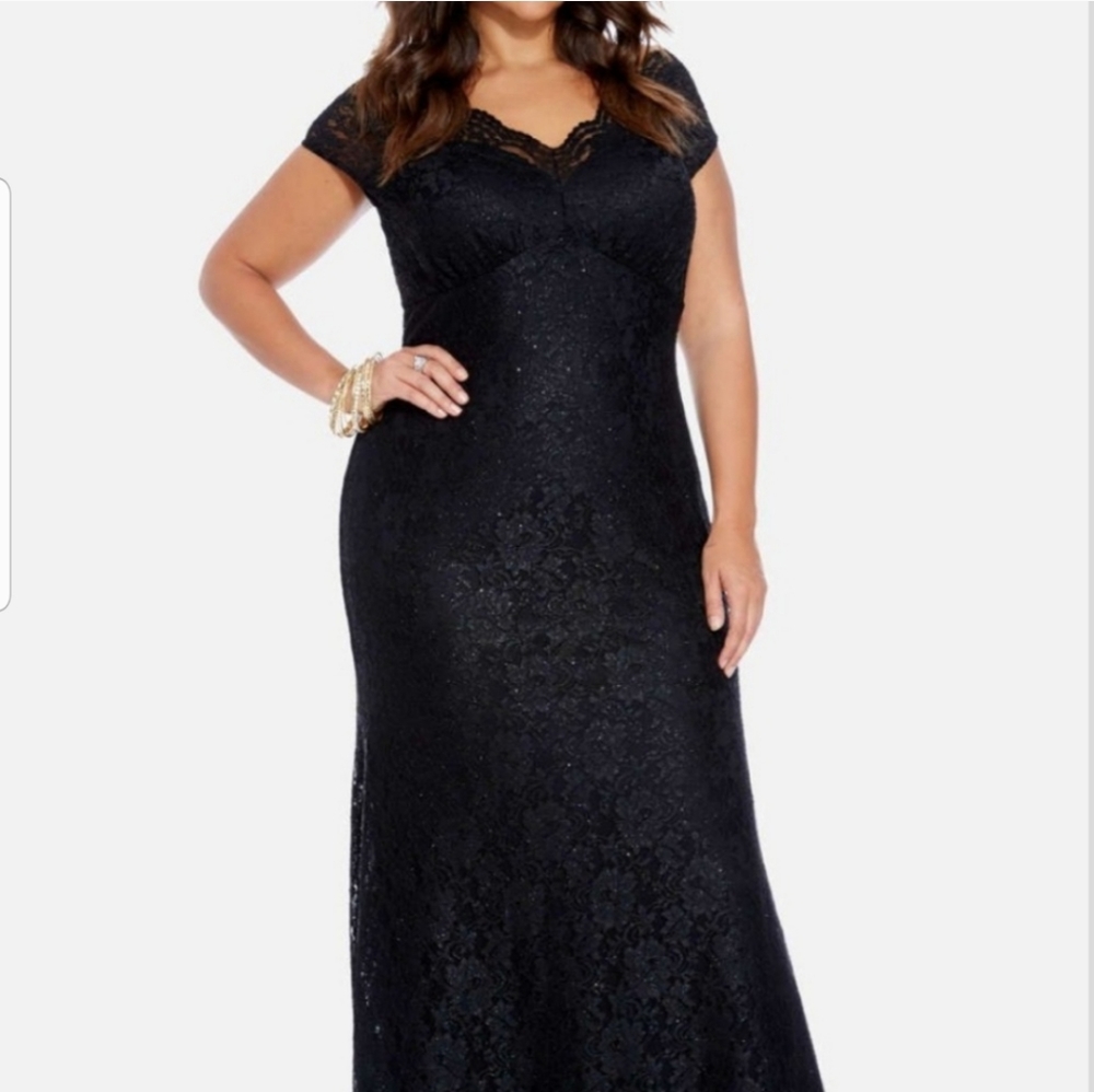 Plus size formal gown